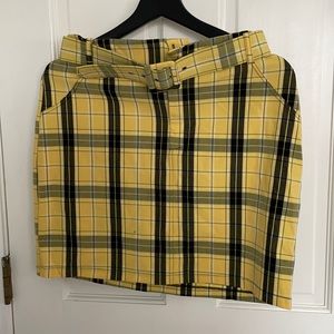 Plaid skirt
